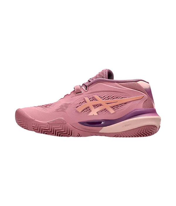 Padel Shoes Asics Gel-Resolution X Padel Mujer Purple Oxide/Rose Gold 2025