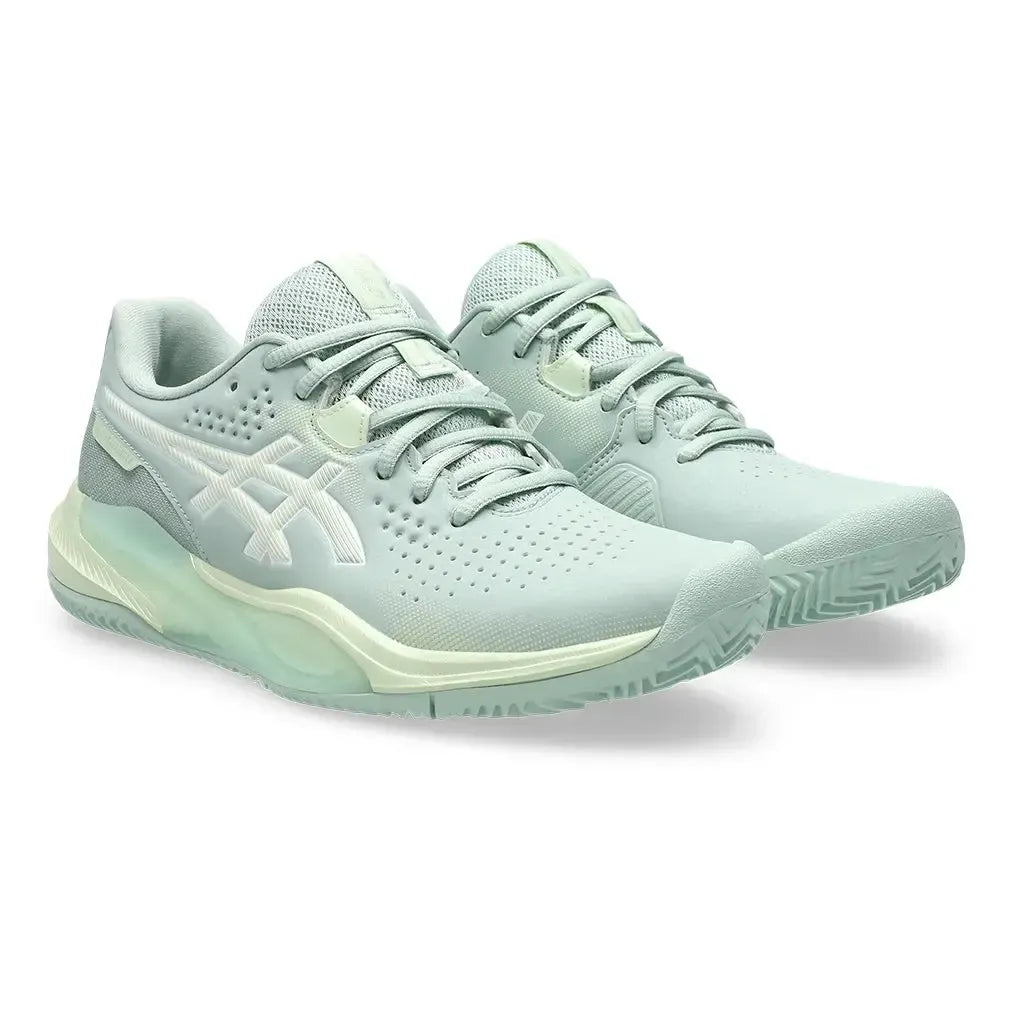 Women's GEL-Challenger 15 Clay Tennis Shoes Lichen Rock and Whisper Green