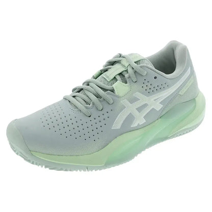 Women's GEL-Challenger 15 Clay Tennis Shoes Lichen Rock and Whisper Green-Footwear-Asics-1042A293-300F25-Tennis Express