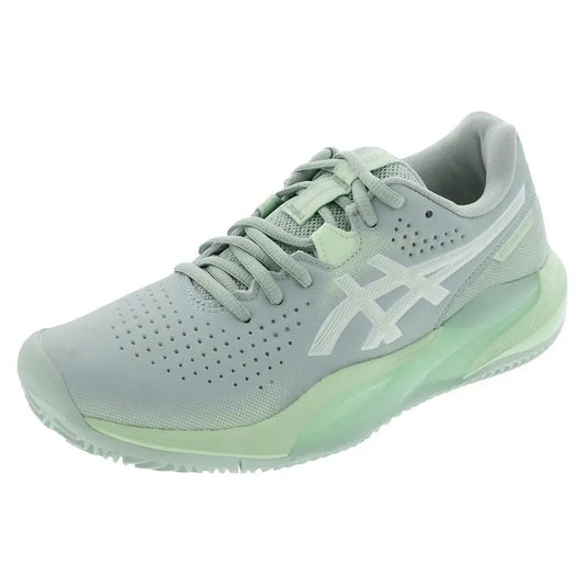 Women's GEL-Challenger 15 Clay Tennis Shoes Lichen Rock and Whisper Green-Footwear-Asics-1042A293-300F25-Tennis Express