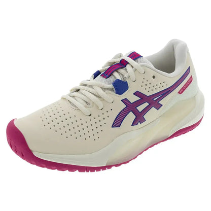 Women's GEL-Challenger 15 Tennis Shoes Cream and Bright Rose-Footwear-Asics-1042A294-100F25-Tennis Express