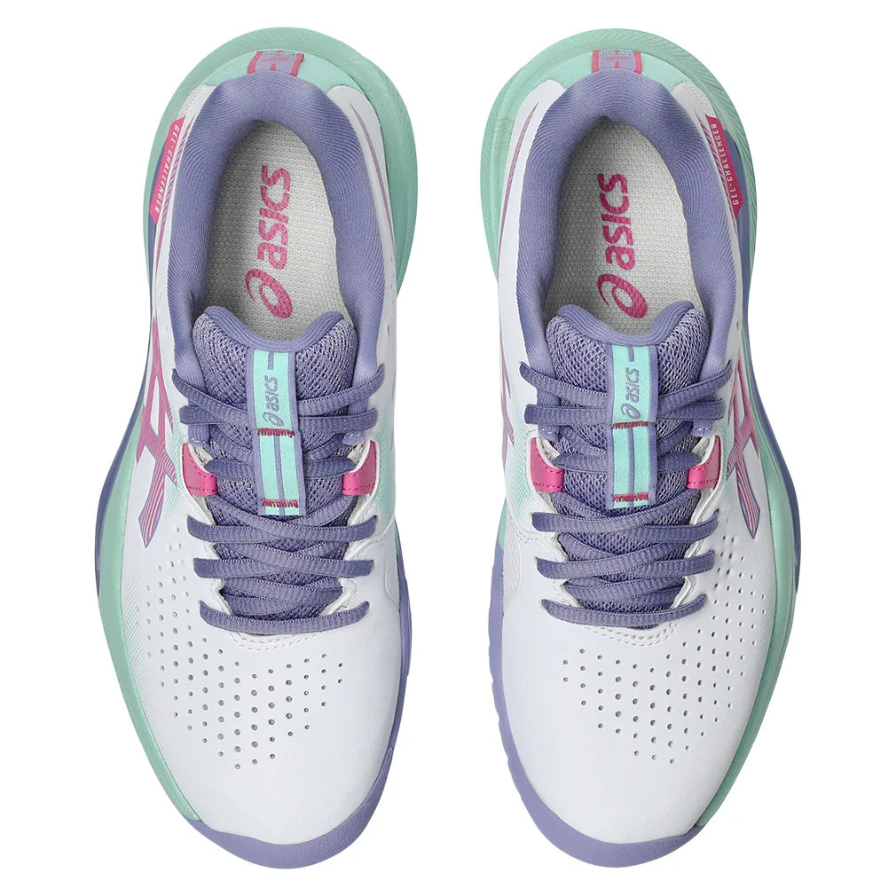 Women's GEL-Challenger 15 Tennis Shoes White and Dragon Fruit