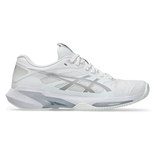 Women's Solution Speed FF 4 Clay Tennis Shoes White and Pure Silver