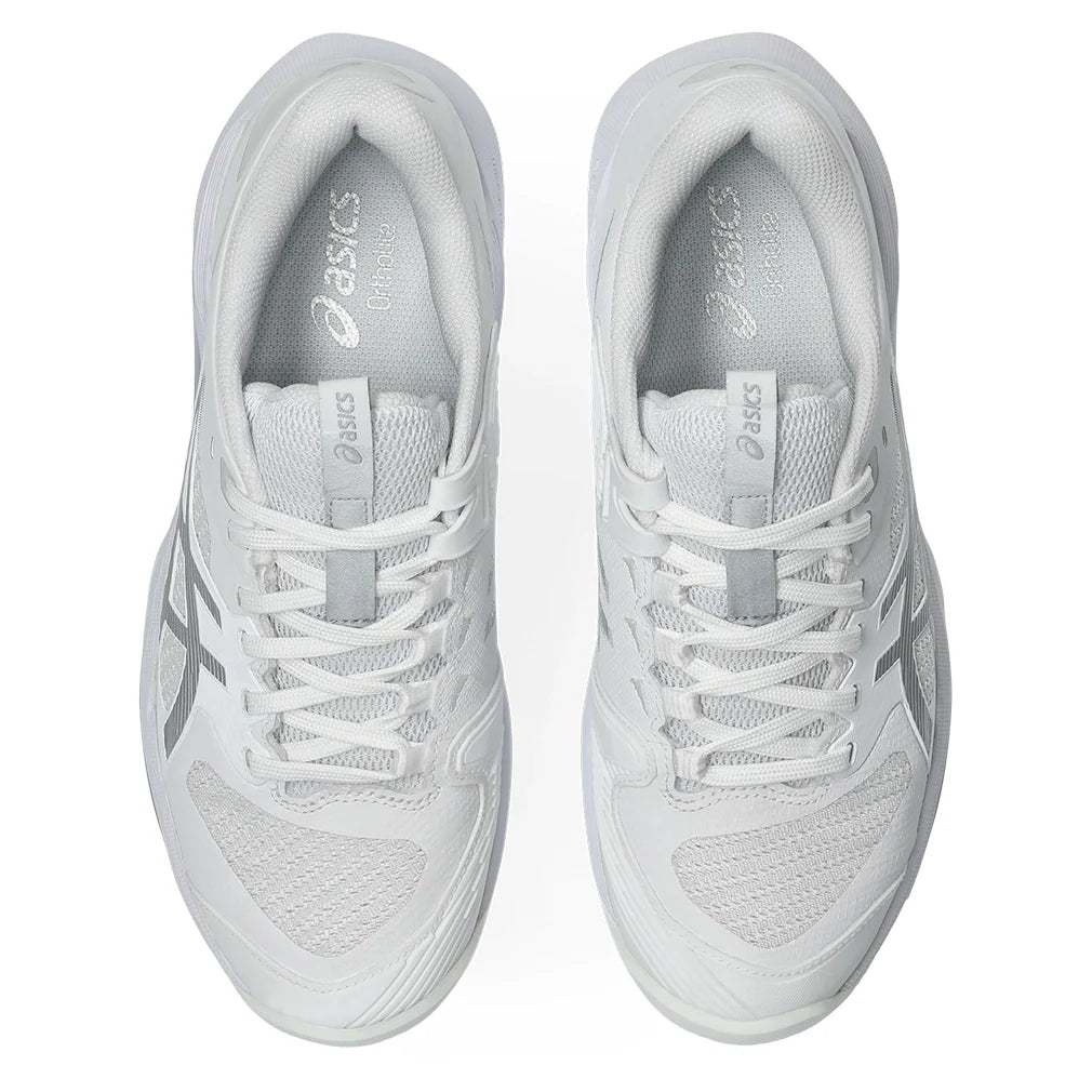 Women's Solution Speed FF 4 Clay Tennis Shoes White and Pure Silver