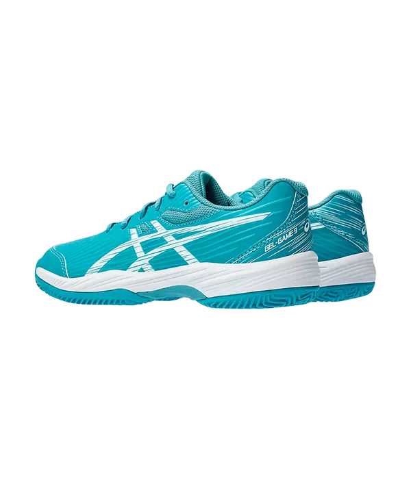 Padel Shoes Asics Gel-Game 9 GS Clay/OC Kids Gris Blue/White