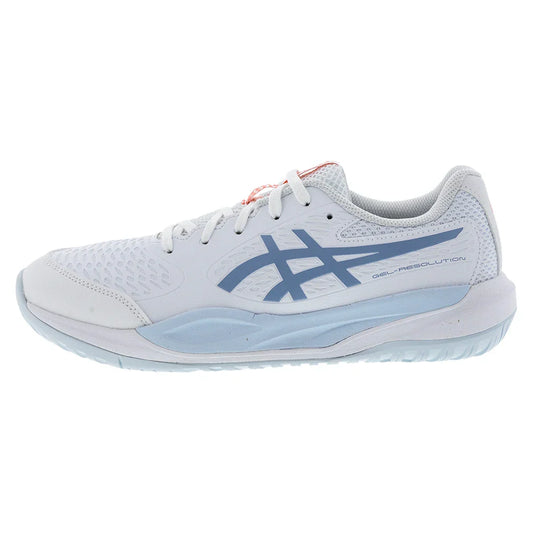 Juniors' GEL-Resolution X GS Tennis Shoes White and Grey Blue