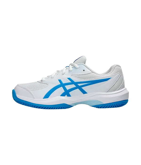 Padel Shoes Asics Gel-Game GS Clay/OC Kids White/Blue Coast