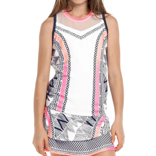 Girls' Santa Fe Glow Tennis Tank Pink-Apparel-Lucky In Love-105591-DEFAULT-L-Tennis Express