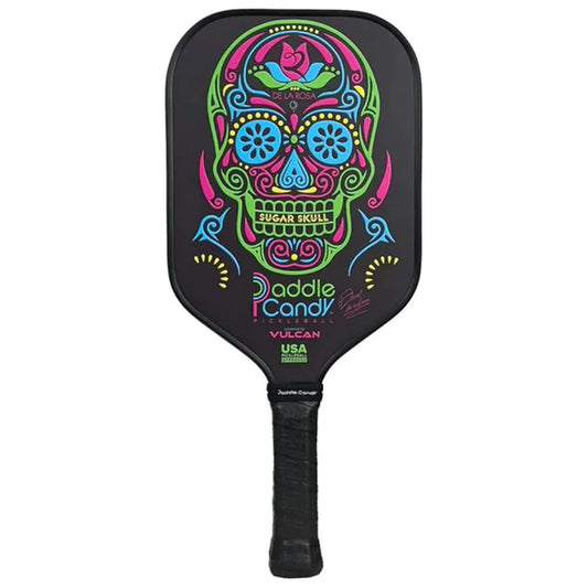 Paddle Candy Sugar Skull DLR Edition Pickleball Paddle Black-Racquets-Vulcan-106060-DEFAULT-L-Tennis Express