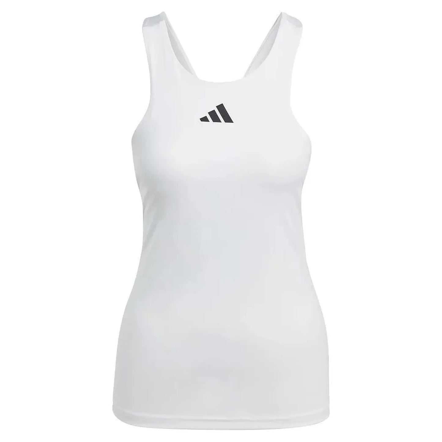 Women's Y-Back Tennis Tank White-Apparel-Adidas-106489-DEFAULT-L-Tennis Express
