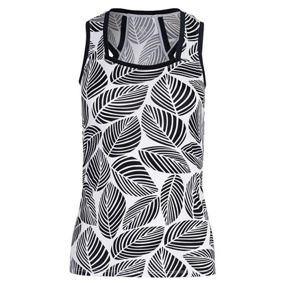 Women's Rumary Tennis Tank Botanical Leaves-Apparel-Tail-106556-DEFAULT-L-Tennis Express