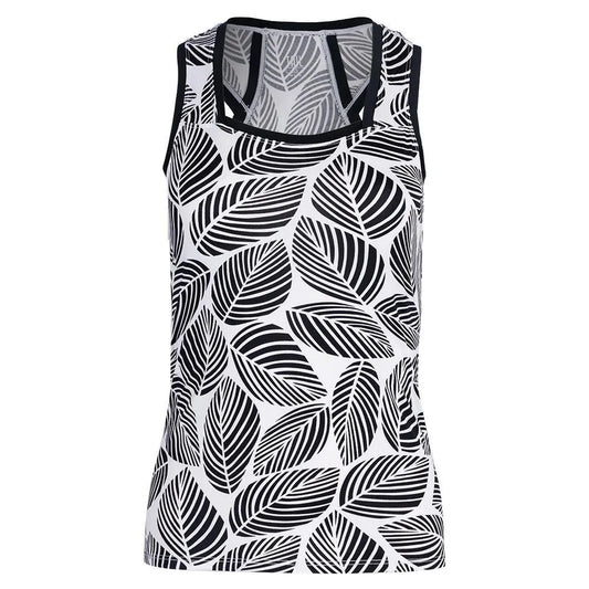 Women's Rumary Tennis Tank Botanical Leaves-Apparel-Tail-106556-DEFAULT-L-Tennis Express