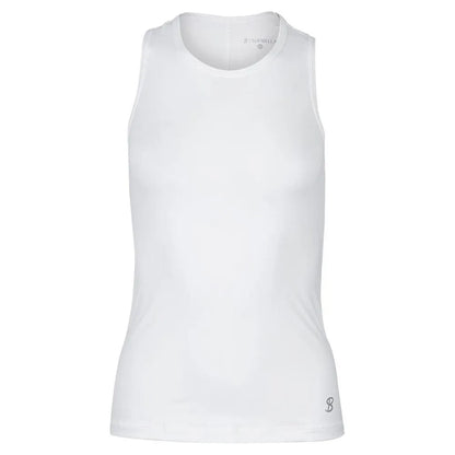 Women's Tennis Tank-Apparel-Sofibella-107017-WHITE-L-Tennis Express