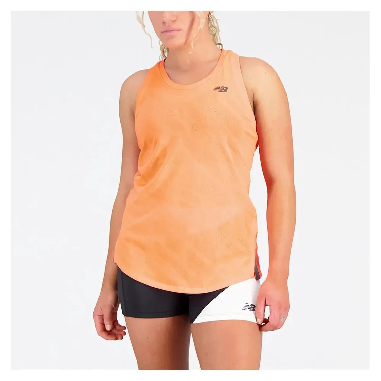 Women's Q Speed Jacquard Tank-Apparel-New Balance-107648-NDF_NEON_DRAGONFLY-L-Tennis Express