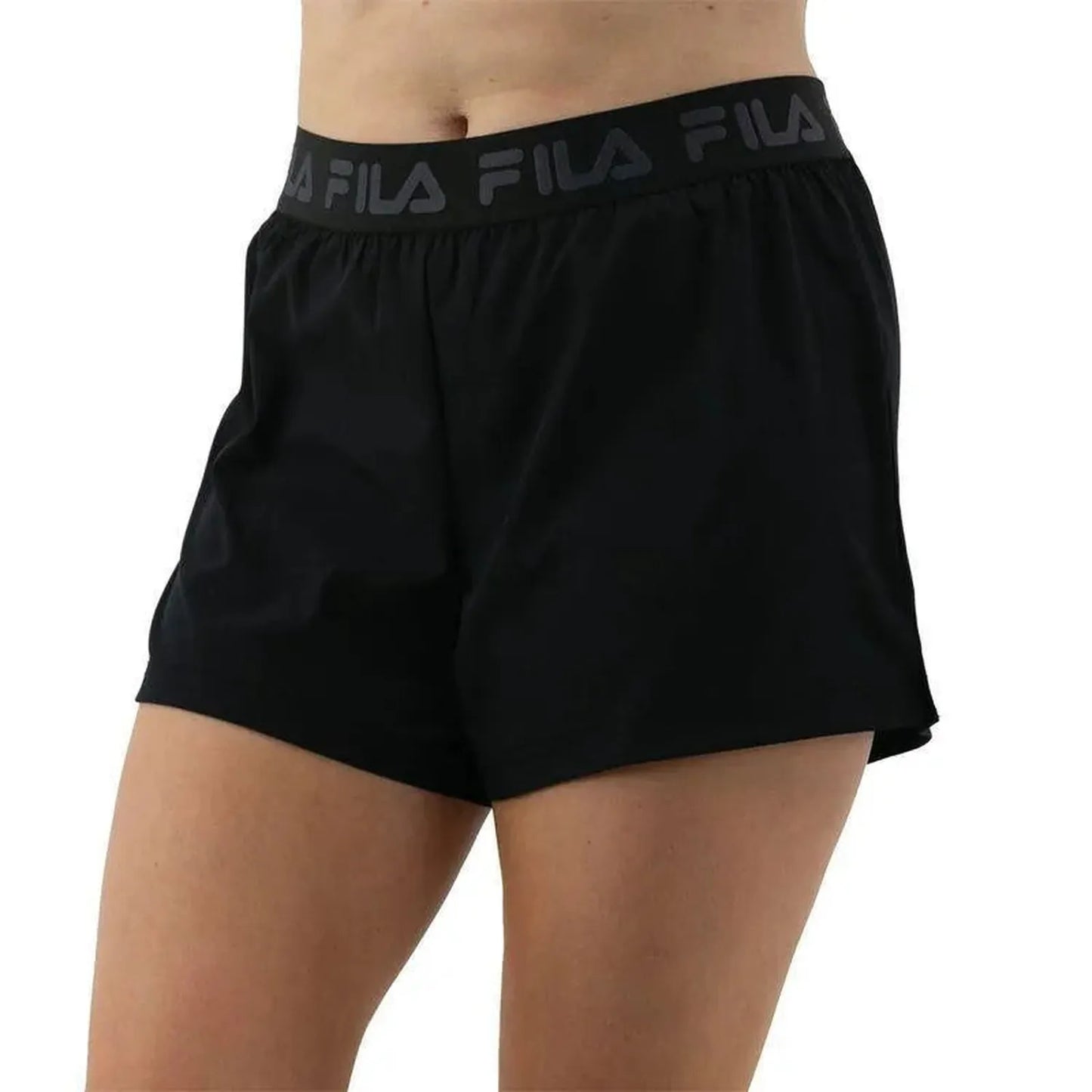 Women's Essentials Woven Tennis Short-Apparel-Fila-108197-001_BLACK-L-Tennis Express