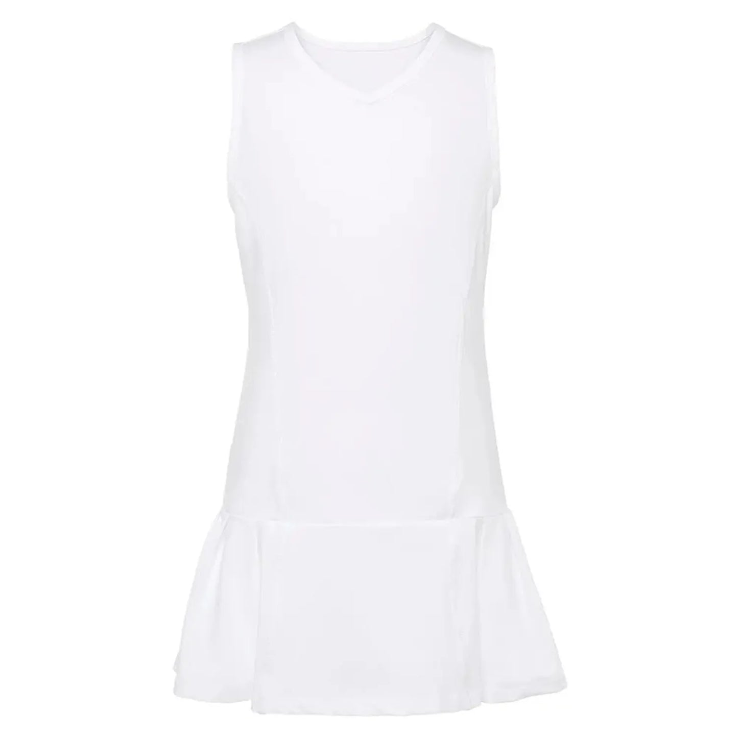 Girls' Essentials Pleated Tennis Dress-Apparel-Fila-108461-100_WHITE-L_24f8beff-9207-4821-be8e-b64ab1f3f0b5-Tennis Express
