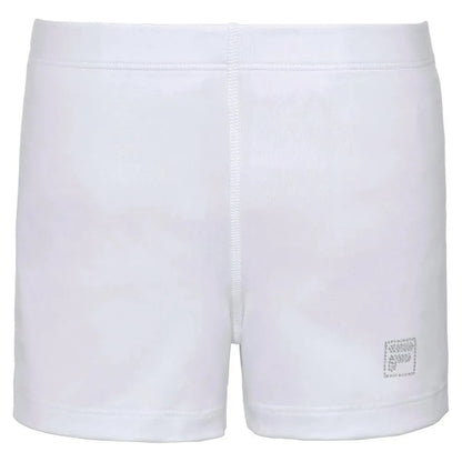 Girls' Essentials Tennis Ball Short White-Apparel-Fila-108465-DEFAULT-L-Tennis Express