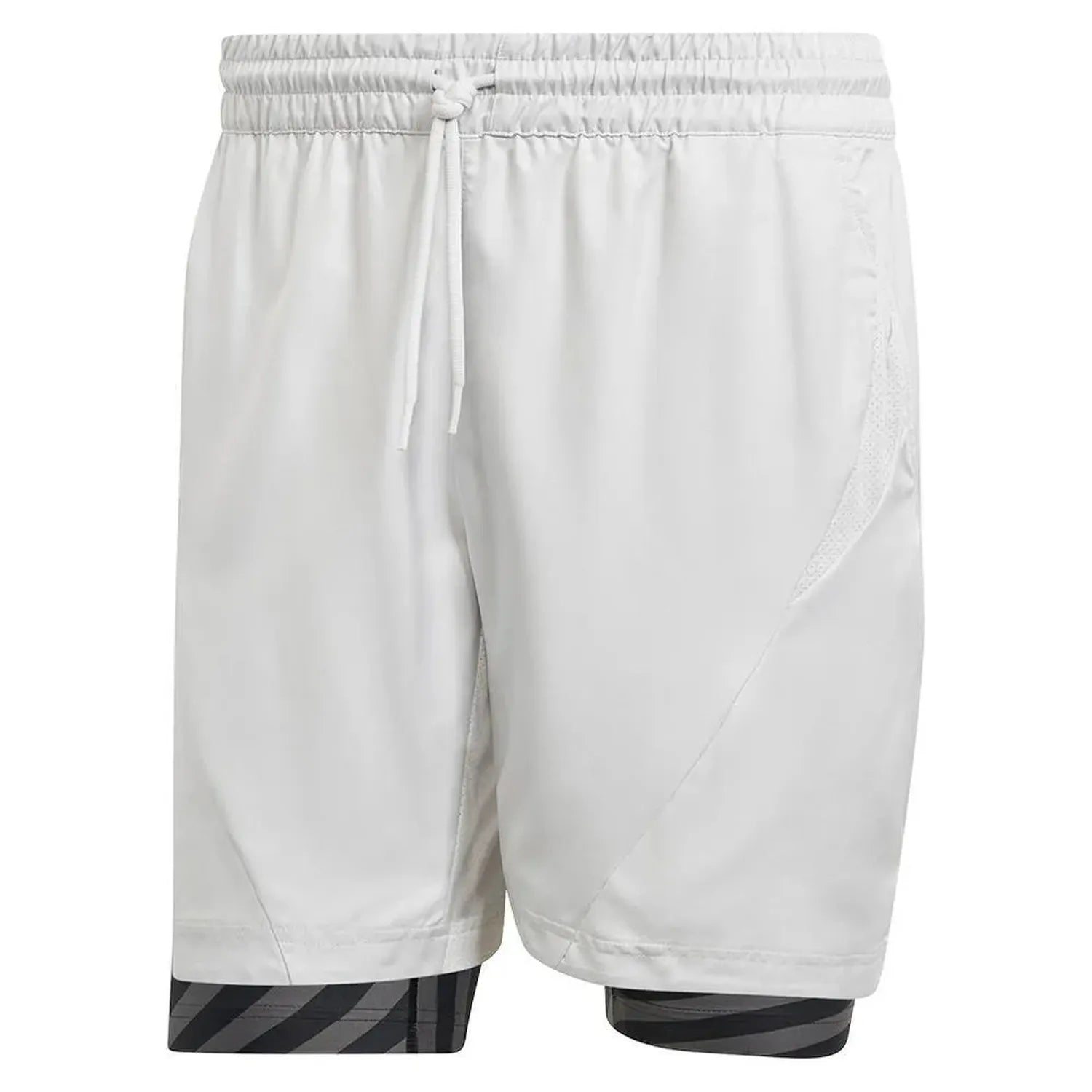 Men's 2N1 Pro Tennis Short Grey One-Apparel-Adidas-109053-DEFAULT-L-Tennis Express