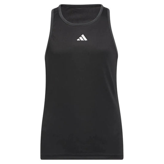Girls' Club Tennis Tank Black-Apparel-Adidas-109305-DEFAULT-L-Tennis Express