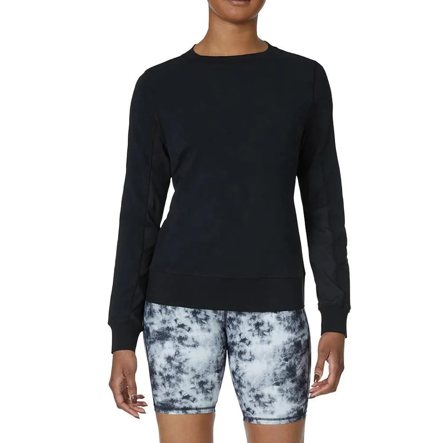 Women's Fi-Lux Relaxed Pickleball Sweatshirt Black-Apparel-Fila-109429-DEFAULT-L-Tennis Express
