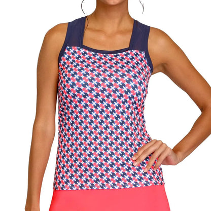 Women's Rumary Tennis Tank Star Geo-Apparel-Tail-110297-DEFAULT-L-Tennis Express