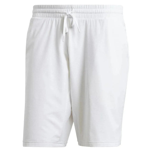 Men's Ergo 9 Inch Tennis Short White-Apparel-Adidas-110332-DEFAULT-L-Tennis Express