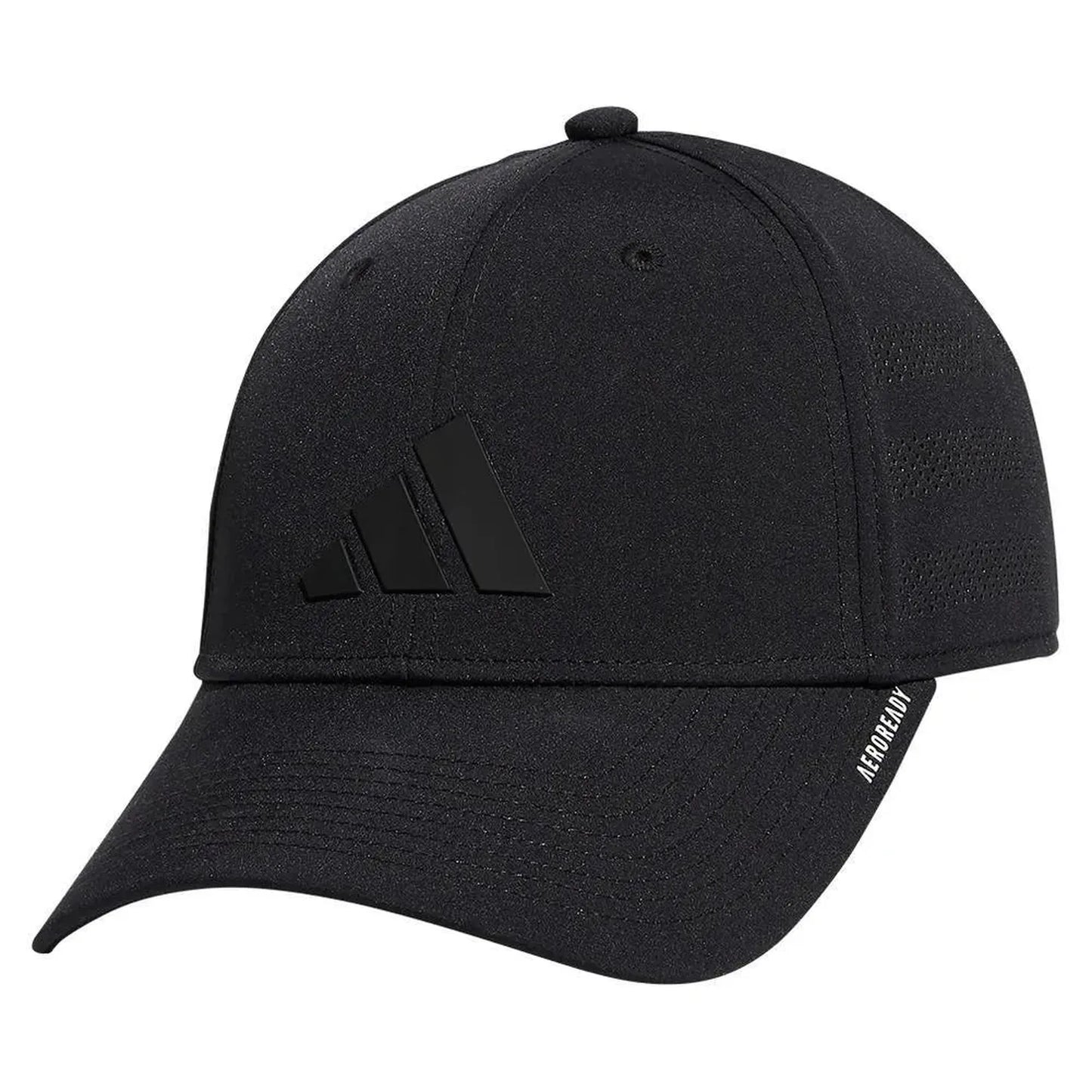 Men's Gameday 4 Stretch Fit Hat Black-Apparel-Adidas-110400-DEFAULT-L-Tennis Express