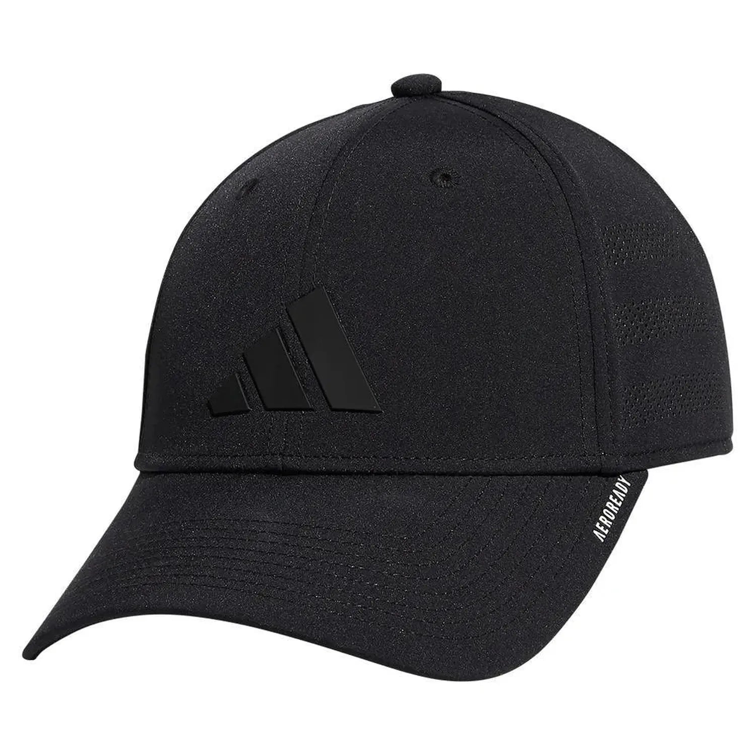 Men's Gameday 4 Stretch Fit Hat Black-Apparel-Adidas-110400-DEFAULT-L-Tennis Express