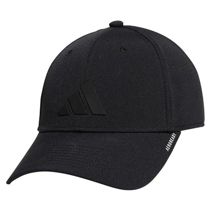 Men's Gameday 4 Stretch Fit Hat Black-Apparel-Adidas-110400-DEFAULT-L-Tennis Express