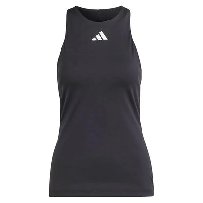 Women's Y Tennis Tank Black-Apparel-Adidas-110430-DEFAULT-L-Tennis Express