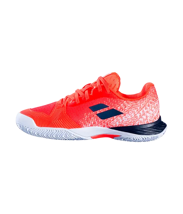 Padel Shoes Babolat Jet Mach 3 Junior Clay Strike Red/ White