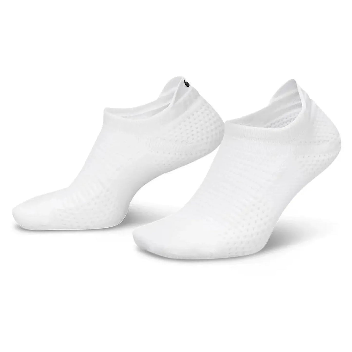 Unisex Unicorn Cushion No Show Socks-Socks-Nike-110636-100_WHITEBLACK-L-Tennis Express