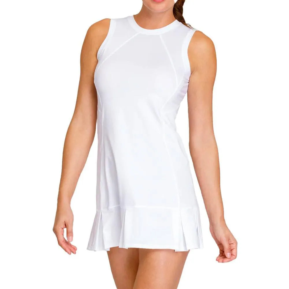 Women's Midtown Sleeveless Tennis Dress Chalk-Apparel-Tail-111067-DEFAULT-L-Tennis Express