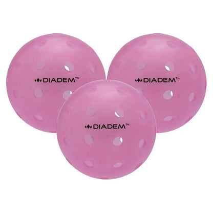 Power 3 Pack Pickleball Balls Pink-Balls-Diadem-111135-DEFAULT-L-Tennis Express