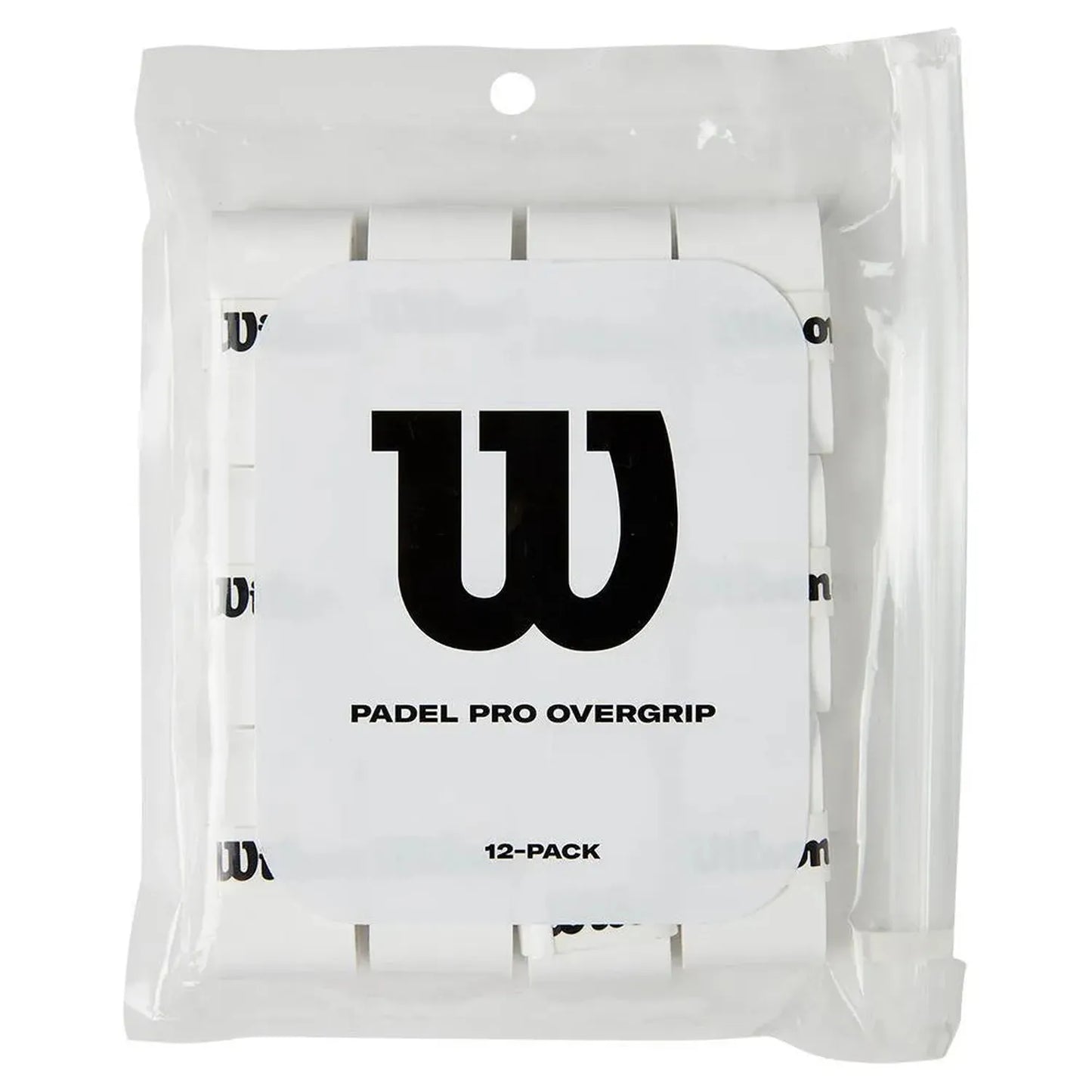 Pro Overgrip Padel 12 Pack White-Accessories-Wilson-111363-DEFAULT-L-Tennis Express