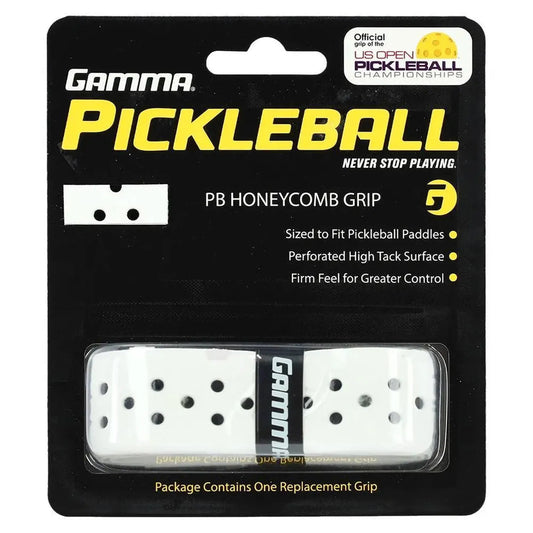 Honeycomb Pickleball Grip White-Accessories-Gamma-111654-DEFAULT-L-Tennis Express