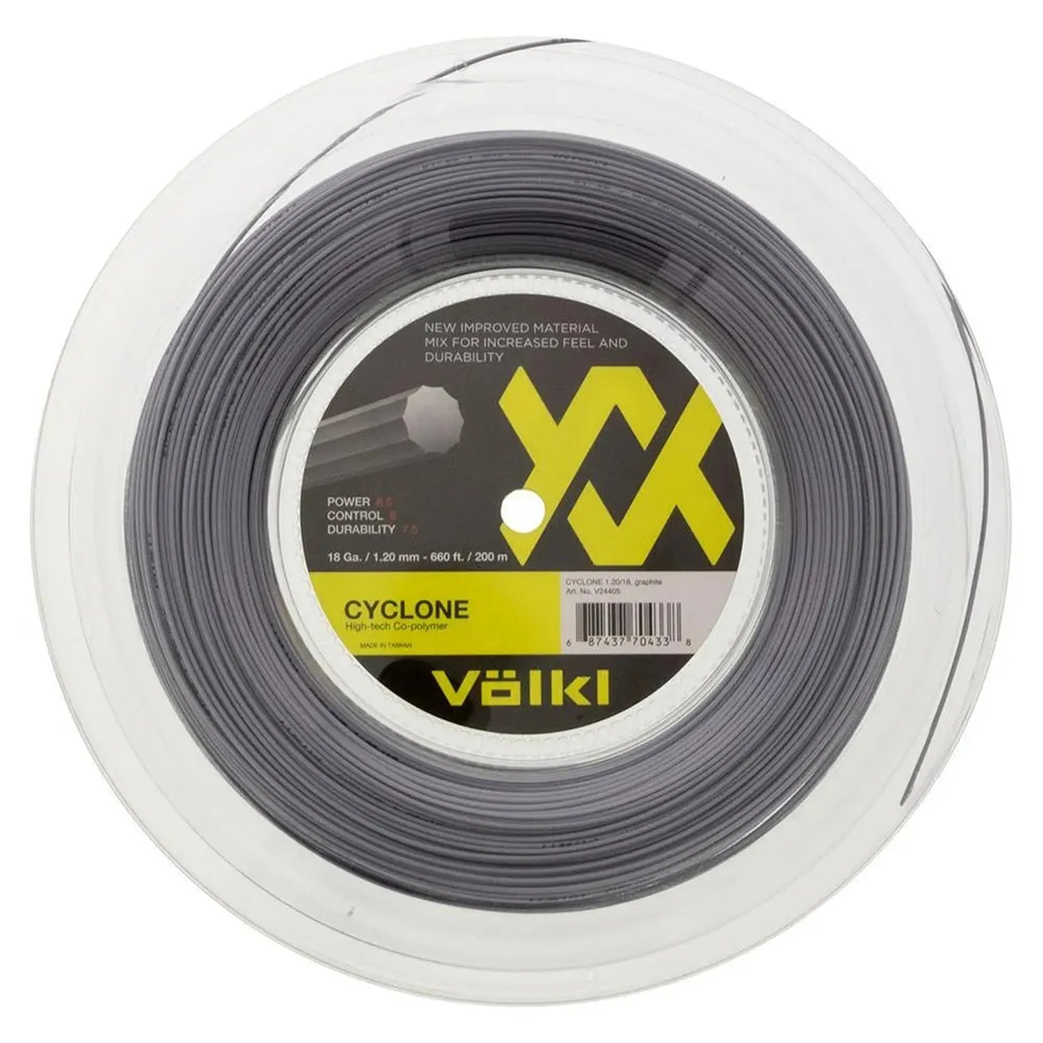 Cyclone 18g Tennis Reel Graphite-Strings-Volkl-111709-DEFAULT-L-Tennis Express