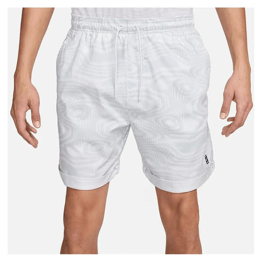 Men's Dri-Fit Heritage 6 Inch Tennis Short White