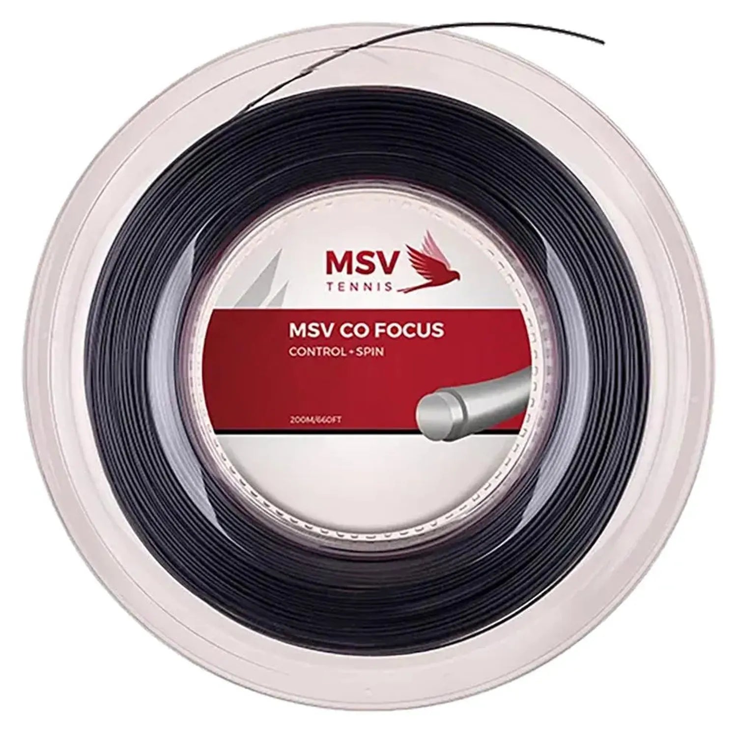MSV Co Focus 123 Reel Tennis String Black-Strings-Mauve Sports-111878-DEFAULT-L-1-[Sku]-Tennis Express