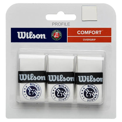 White - Roland Garros 2024 Tennis Overgrips White and Blue-Accessories-Wilson-111965-DEFAULT-L-1-[Sku]-Tennis Express