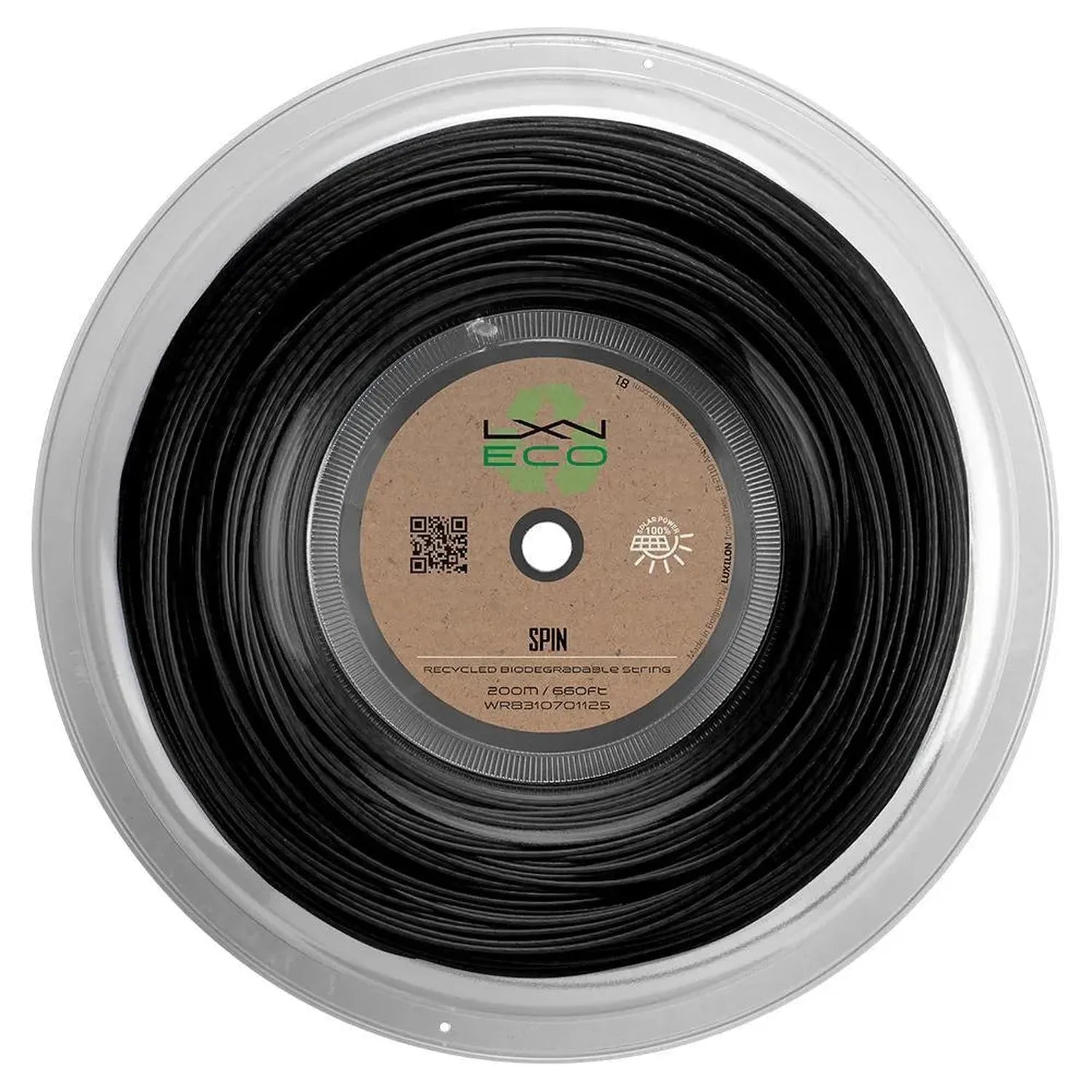 ECO Spin 125 Tennis Reel Black-Strings-Luxilon-112055-DEFAULT-L-Tennis Express