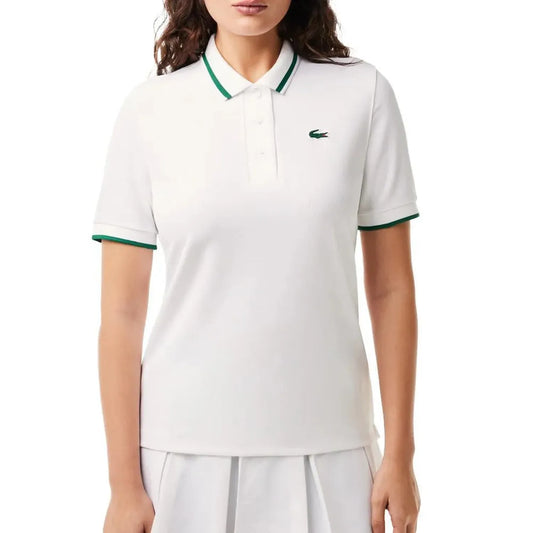 Women's Pique Tennis Polo with Contrast Stripped Collar-Apparel-Lacoste-112092-DEFAULT-L_0ef54929-6ba1-413a-a627-46110c641f8d-Tennis Express