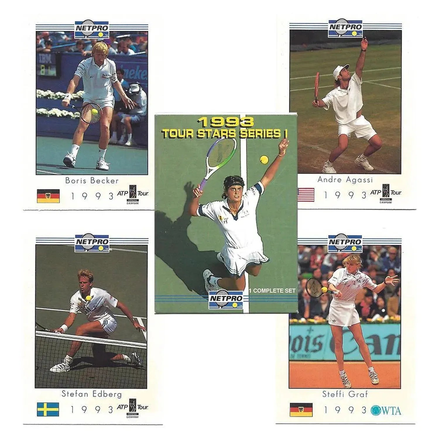 NETPRO Tour Star Tennis Collector Card Set 1993-Memorabilia-Netpro-1121-DEFAULT-L-Tennis Express