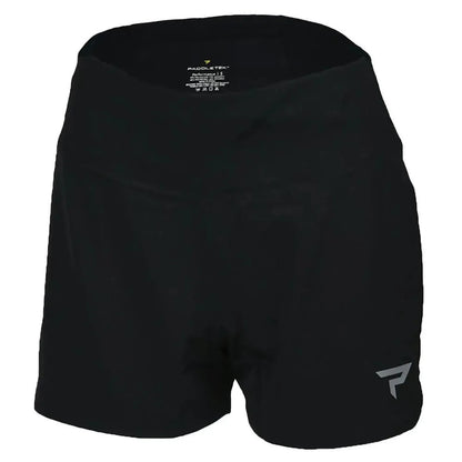 Womens Base Level Performance Tennis Short Black-Apparel-Paddletek-112246-DEFAULT-L-Tennis Express
