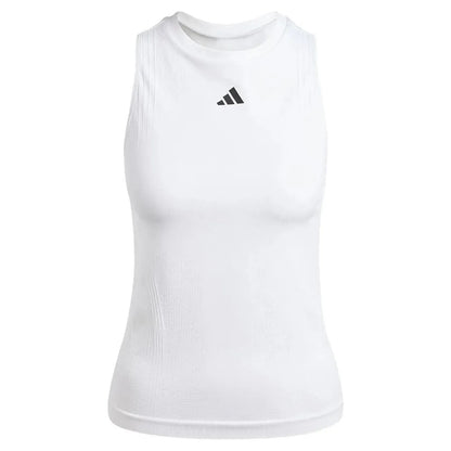 Womens Pro Aero.RDY Seamless Tennis Y-Tank White-Apparel-Adidas-112508-DEFAULT-L-Tennis Express