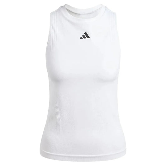 Womens Pro Aero.RDY Seamless Tennis Y-Tank White-Apparel-Adidas-112508-DEFAULT-L-Tennis Express