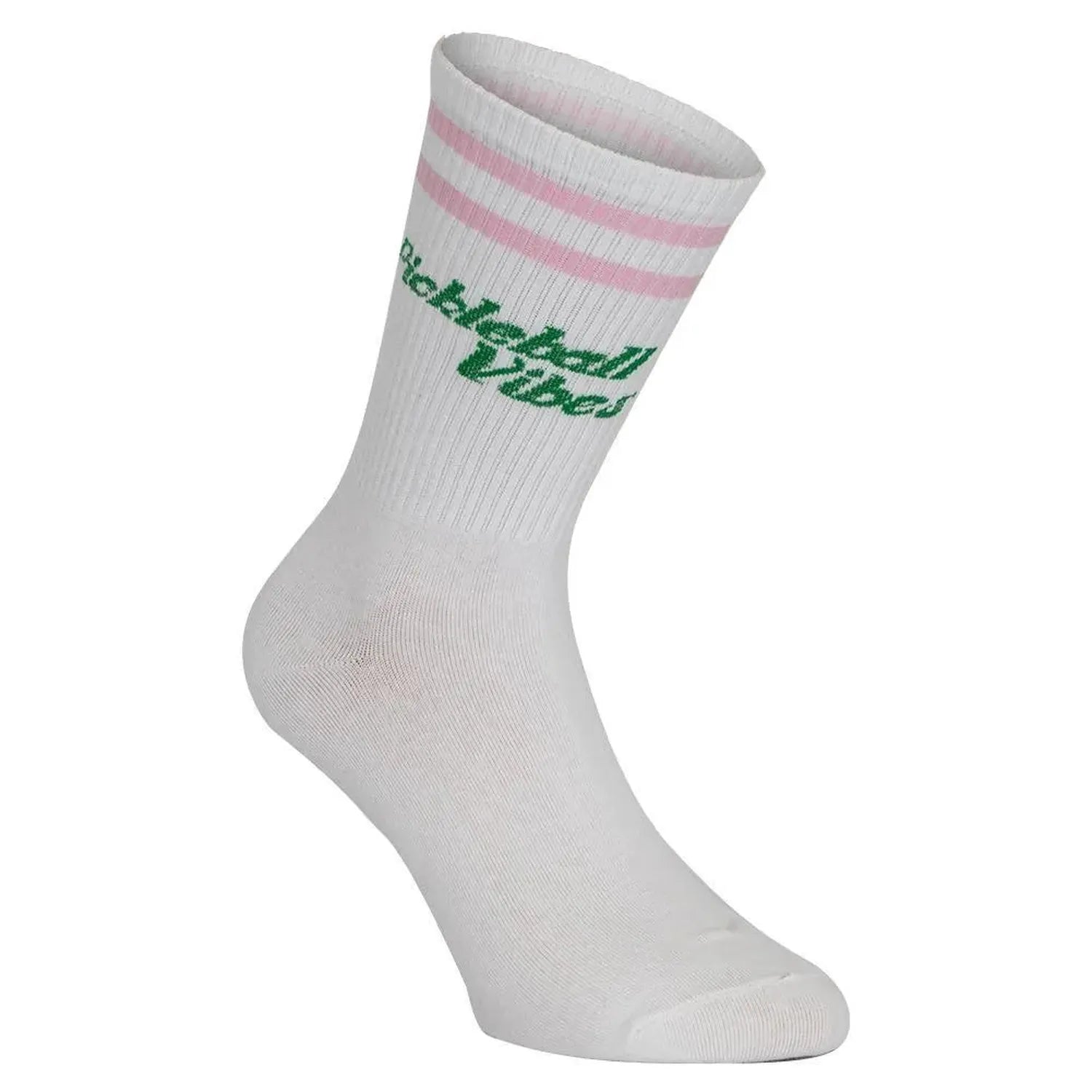 Pickleball Vibes Socks Pink and Green-Socks-Runway Athletics-112654-DEFAULT-L-Tennis Express
