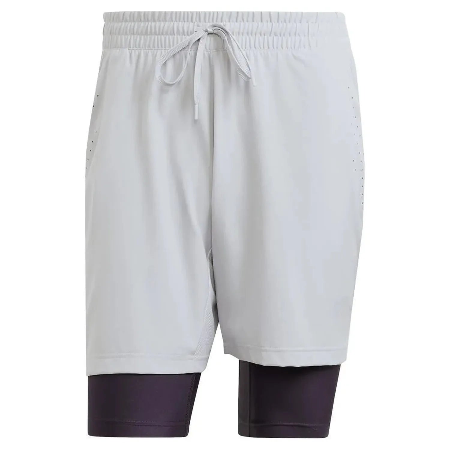 Mens Short and Tight Tennis Set Grey-Apparel-Adidas-112680-DEFAULT-L-Tennis Express