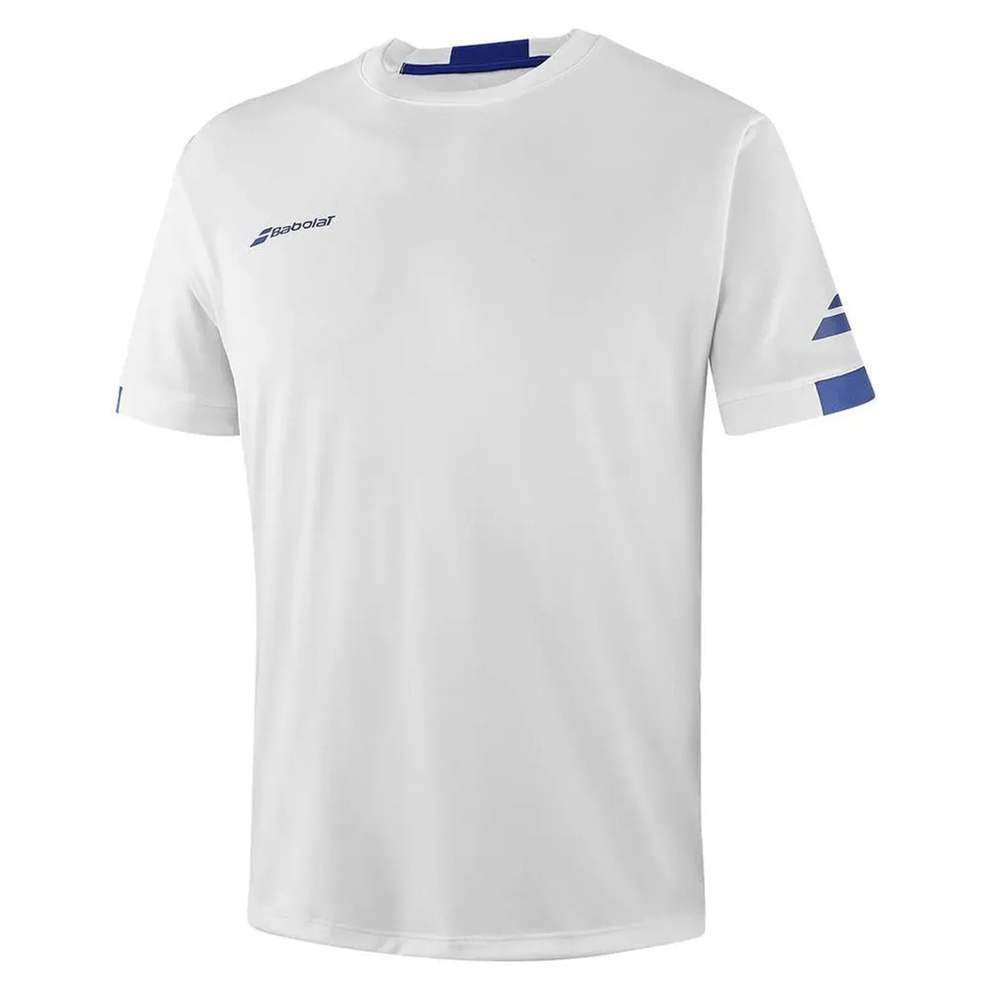 Boys' Play Crew Neck Tennis Top-Apparel-Babolat-112775-1000_WHITE-L-2-[Sku]-Tennis Express