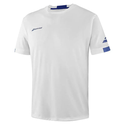 Boys' Play Crew Neck Tennis Top-Apparel-Babolat-112775-1000_WHITE-L-2-[Sku]-Tennis Express